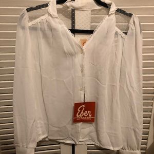 Eber San Francisco Vintage White Long Sleeve